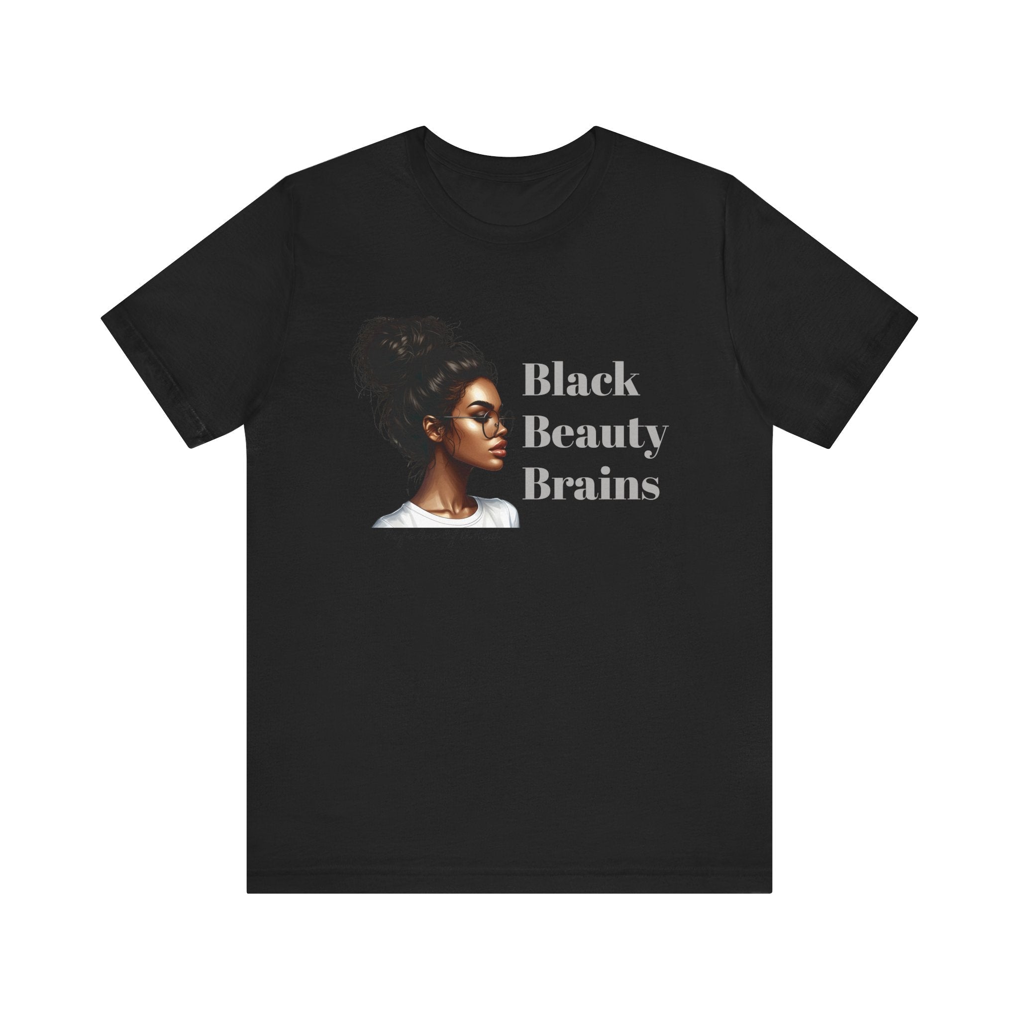 Black, beauty and Brains Sleeve Tee